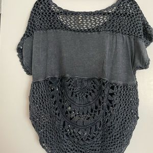 Free People Crochet Sweater